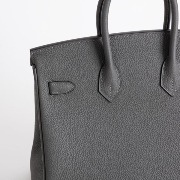 wsxc1742309376082_2 USA Los Angeles Hermes Birkin 25CM Togo Leather 0L Gris Meyer Gold Hardware