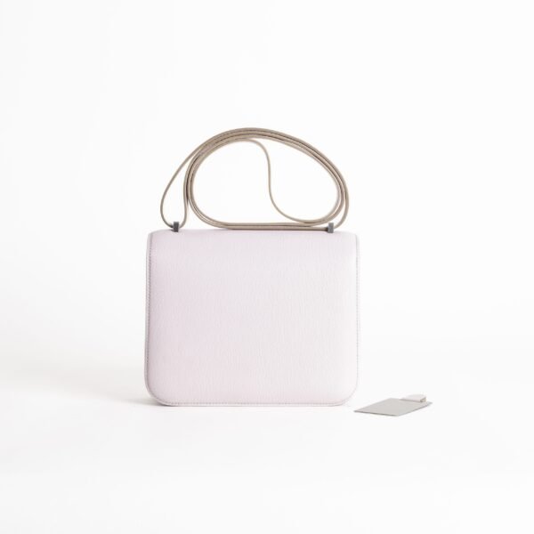 Canada Toronto Hermes Constance 18CM Chevre Leather 3Q Rose Sakura Silver Hardware