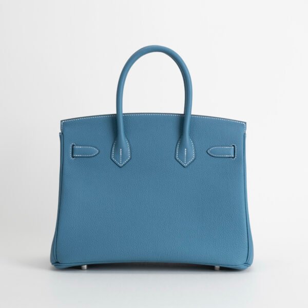 wsxc1743519046780_1 UAE Dubai Hermes Birkin 30CM Togo Leather CK75 Blue Jean Silver Hardware