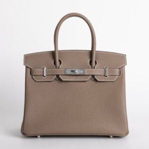 Australia Sydney Hermes Togo Leather Birkin 30CM CK18 Etoupe Silver Hardware