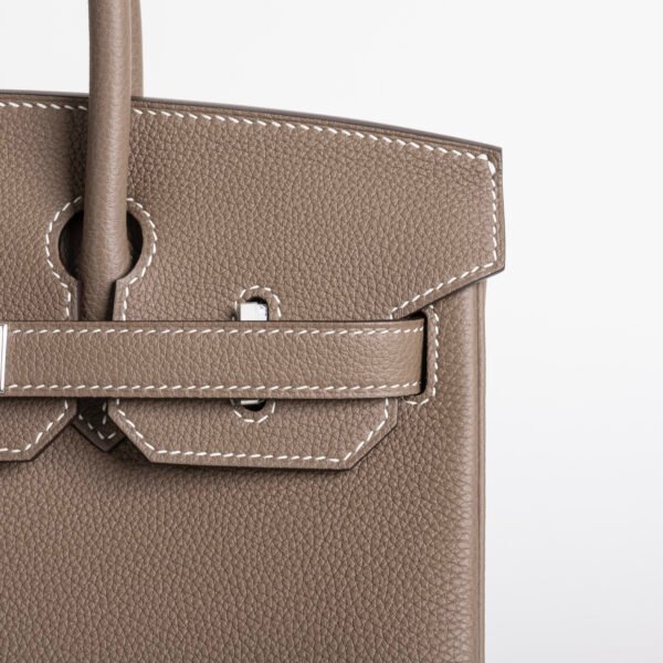 Australia Sydney Hermes Togo Leather Birkin 30CM CK18 Etoupe Silver Hardware