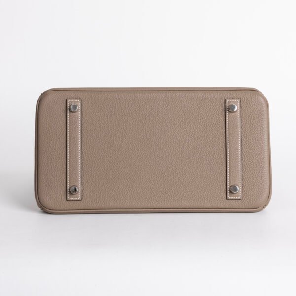 Australia Sydney Hermes Togo Leather Birkin 30CM CK18 Etoupe Silver Hardware