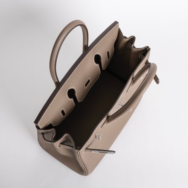 Australia Sydney Hermes Togo Leather Birkin 30CM CK18 Etoupe Silver Hardware