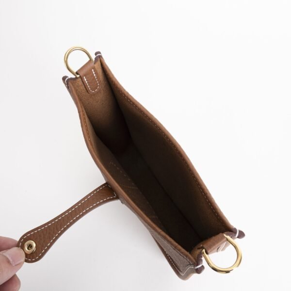 Australia Sydney Hermes Mini Evelyne 18CM CC37 Gold Clemence Leather Gold Hardware