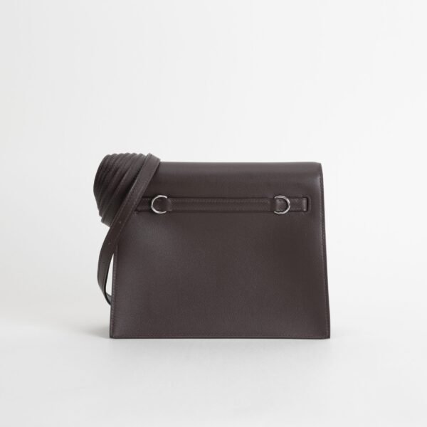 Hermes Bag Price Kelly Danse 22CM Evercolor Leather CK47 Chocolate Silver Hardware