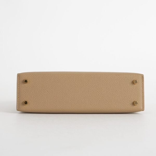 wsxc1745769963381_5-scaled-1 UK London Hermes Mini Kelly 19CM Epsom Leather 0M Chai Gold Hardware