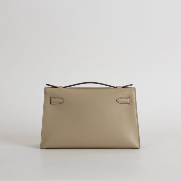 wsxc1745859337241_1 Hermes Clutch Bag Swift Leather Kelly Pochette 22CM 8Q Beige Marfa Gold Hardware