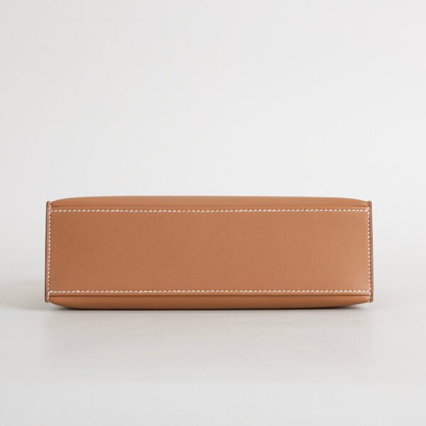 Hermes Bag Price CC37 Gold Swift Leather Kelly Pochette 22CM Gold Hardware