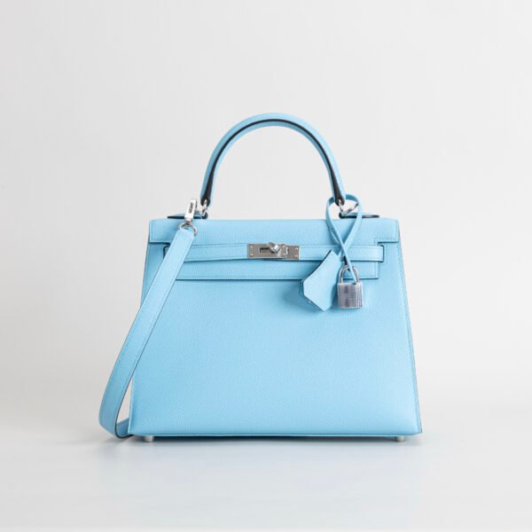 wsxc1746717804151_0-1 Hermes Bag Price Kelly Sellier 25CM Epsom Leather 7N Celeste Silver Hardware