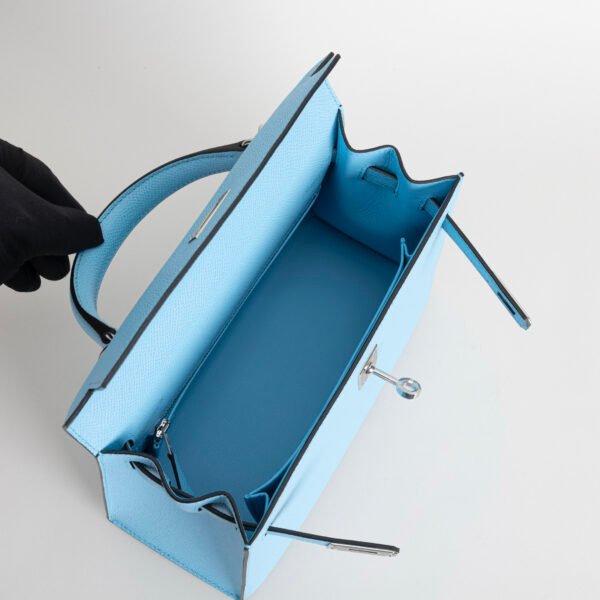 wsxc1746717804151_5 Hermes Bag Price Kelly Sellier 25CM Epsom Leather 7N Celeste Silver Hardware