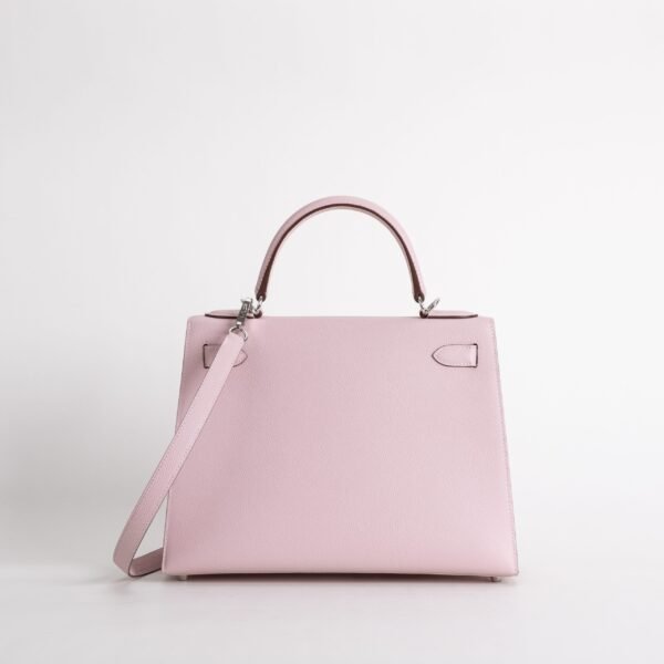 Australia Sydney Hermes Kelly Sellier 28CM Epsom Leather 3Q Rose Sakura Silver Hardware