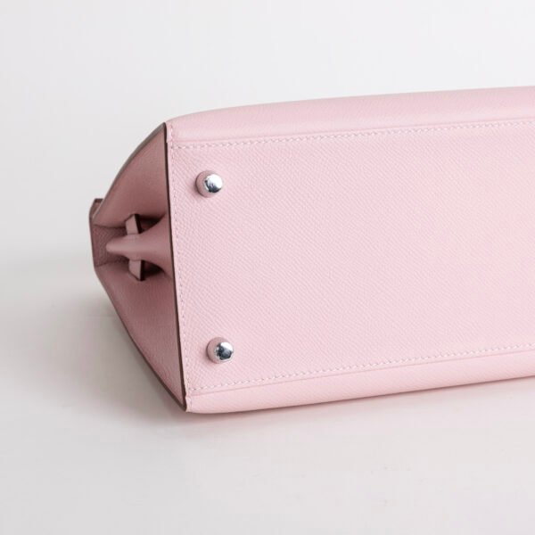 Australia Sydney Hermes Kelly Sellier 28CM Epsom Leather 3Q Rose Sakura Silver Hardware