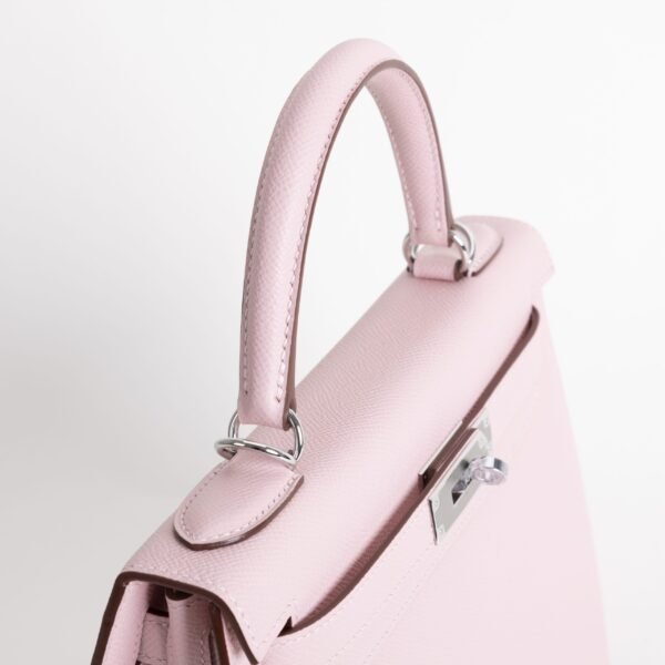 Australia Sydney Hermes Kelly Sellier 28CM Epsom Leather 3Q Rose Sakura Silver Hardware