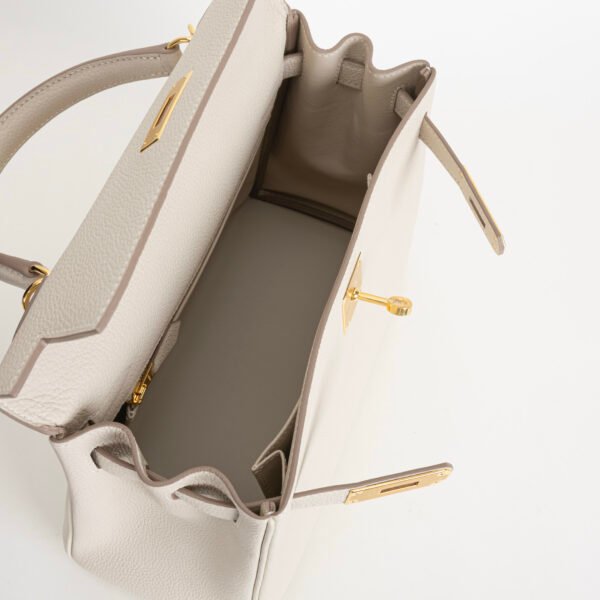 wsxc1746811104323_4 UAE Dubai Hermes Togo Leather Kelly 28CM CC10 Craie Gold Hardware