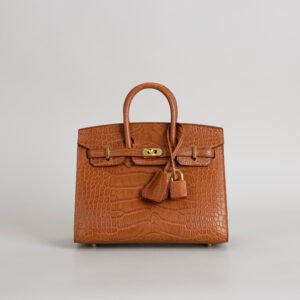 wsxc1747148023914_0 Luxury Hermes Bag CC37 Gold Matte Alligator Crocodile Birkin Sellier 20CM Gold Hardware