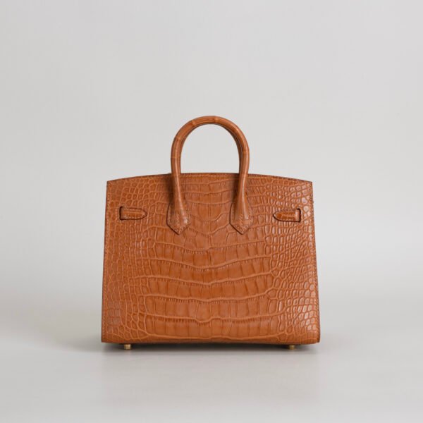 wsxc1747148023914_1 Luxury Hermes Bag CC37 Gold Matte Alligator Crocodile Birkin Sellier 20CM Gold Hardware