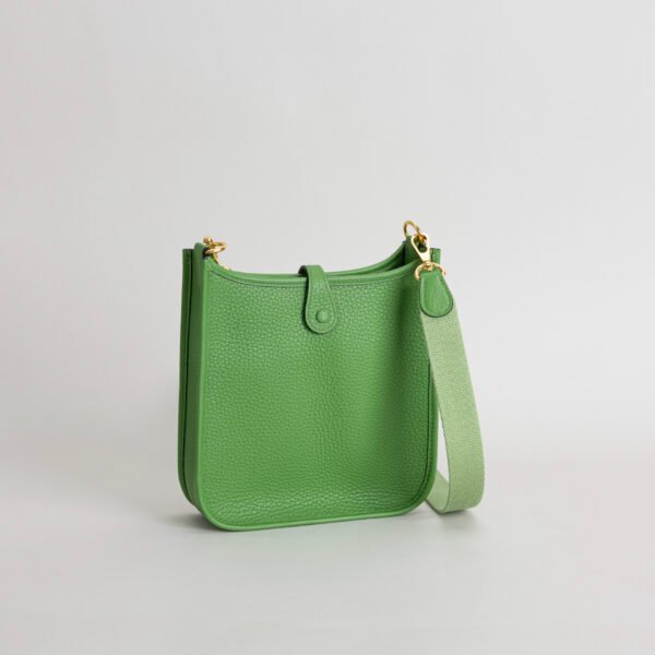 wsxc1747148324921_1 Hermes Shoulder Bag 1K Bambou Clemence Leather Mini Evelyne 18CM Gold Hardware