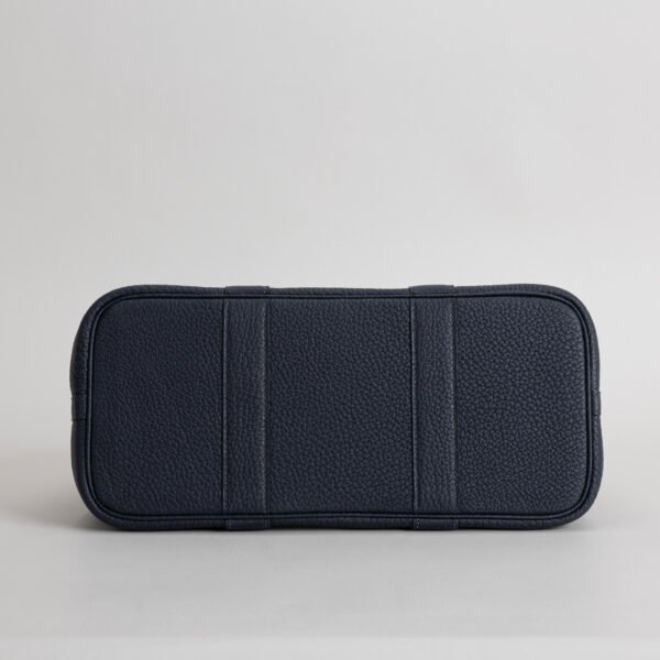 Hermes Bag Boutique Garden Party 30CM Negonda Leather 2Z Blue Nuit Silver Hardware