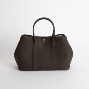 wsxc1747763252352_0-scaled-1 Hermes Tote Bag Garden Party 30CM Negonda Leather CK46 Ebene Silver Hardware