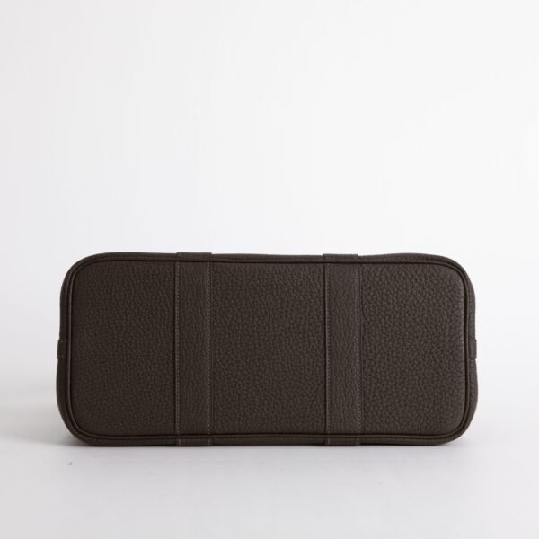 wsxc1747763252352_2-scaled-1 Hermes Tote Bag Garden Party 30CM Negonda Leather CK46 Ebene Silver Hardware