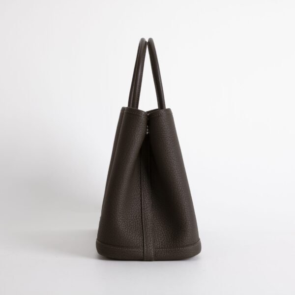 wsxc1747763252352_3-scaled-1 Hermes Tote Bag Garden Party 30CM Negonda Leather CK46 Ebene Silver Hardware