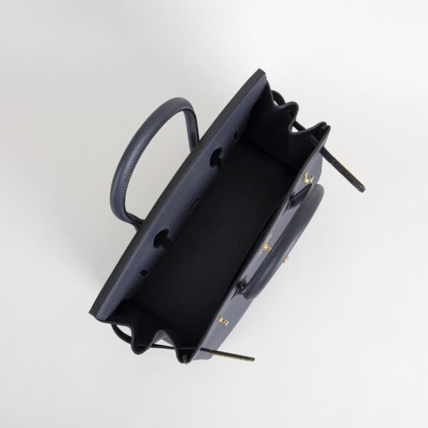 Hermes Women’s Bag Togo Leather Birkin 30CM 2Z Blue Nuit Gold Hardware