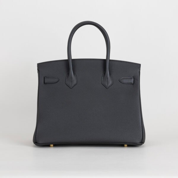 Hermes Bag Price CC89 Noir Togo Leather Birkin 30CM Gold Hardware