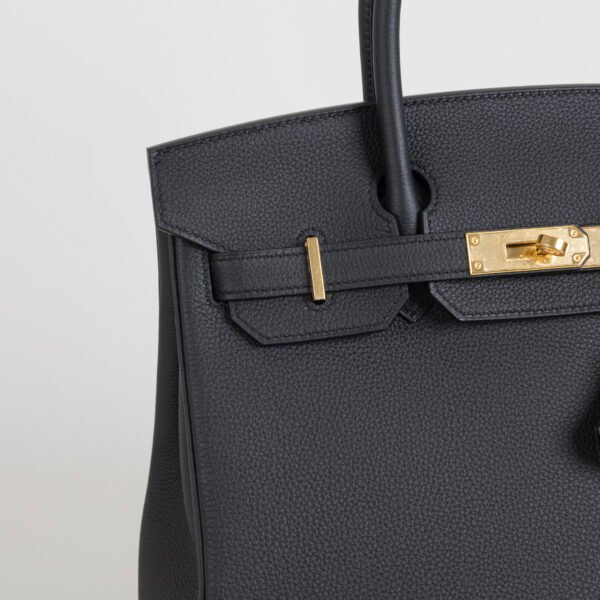 Hermes Bag Price CC89 Noir Togo Leather Birkin 30CM Gold Hardware