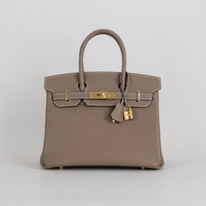 wsxc1747764111686_0 UK London Hermes Birkin 30CM Togo Leather CK18 Etoupe Gold Hardware