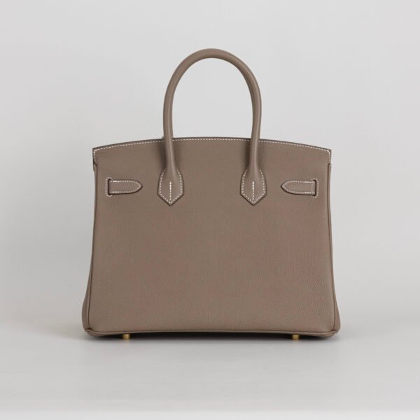 UK London Hermes Birkin 30CM Togo Leather CK18 Etoupe Gold Hardware