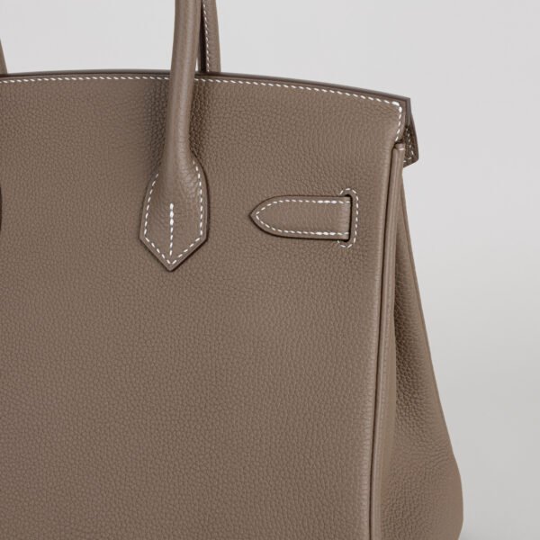 UK London Hermes Birkin 30CM Togo Leather CK18 Etoupe Gold Hardware