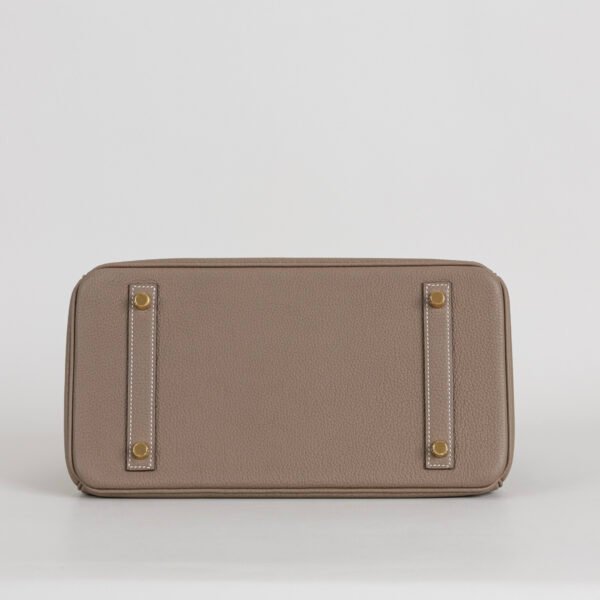 UK London Hermes Birkin 30CM Togo Leather CK18 Etoupe Gold Hardware