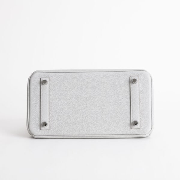 wsxc1748102583546_4-scaled-1 Hermes Bag Images 8U Blue Glacier Togo Leather Birkin 25CM Silver Hardware