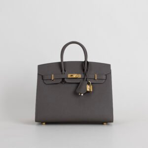 Australia Canberra Hermes Epsom Birkin Sellier 25CM 8F Etain Gold Hardware