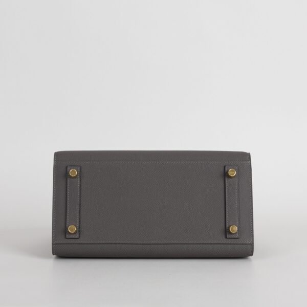 Australia Canberra Hermes Epsom Birkin Sellier 25CM 8F Etain Gold Hardware