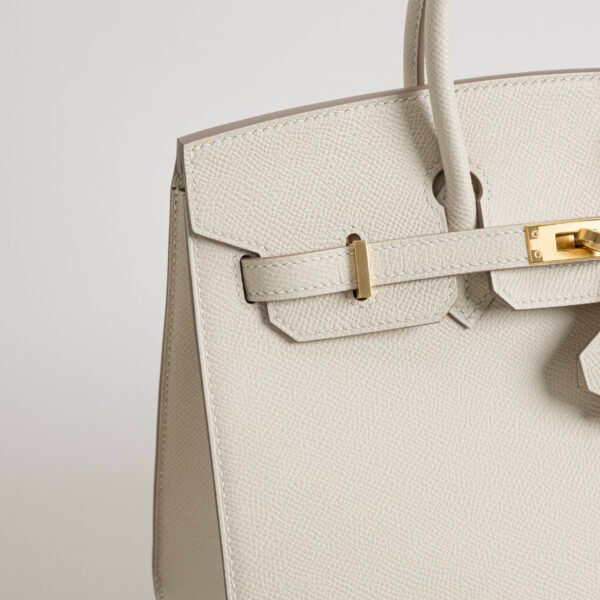 wsxc1748102749134_2 UK London Hermes Epsom Leather CK10 Craie Birkin Sellier 25CM Gold Hardware