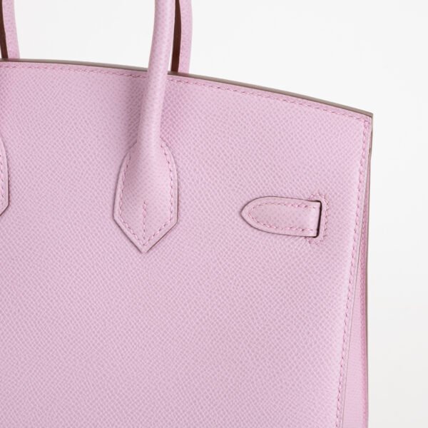 wsxc1748102943683_3 Canada Toronto Herms Epsom Leather Birkin Sellier 25CM X9 Mauve Sylvestre Silver Hardware