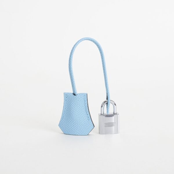 Hermes Bag Price Birkin Sellier 25CM Epsom Leather 7N Blue Celeste Silver Hardware