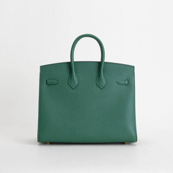 Hermes Epsom Leather CC65 Vert Moyen Birkin 25CM Gold Hardware