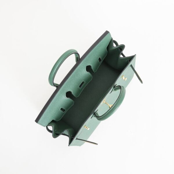 Hermes Epsom Leather CC65 Vert Moyen Birkin 25CM Gold Hardware