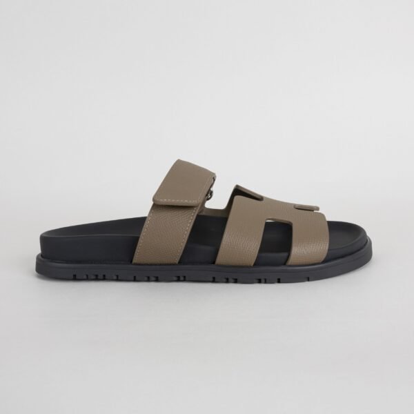 Handmade Hermes Shoes Epsom Leather Chypre Sandals Etoupe Size 34-44