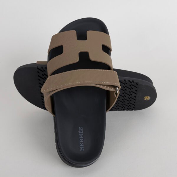 Handmade Hermes Shoes Epsom Leather Chypre Sandals Etoupe Size 34-44