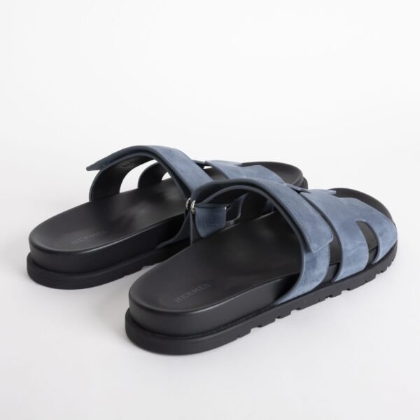 wsxc1749490396674_1-scaled-1 Hermes Men’s Shoes Chypre Sandals Suede Leather Deep Blue Size 34-44