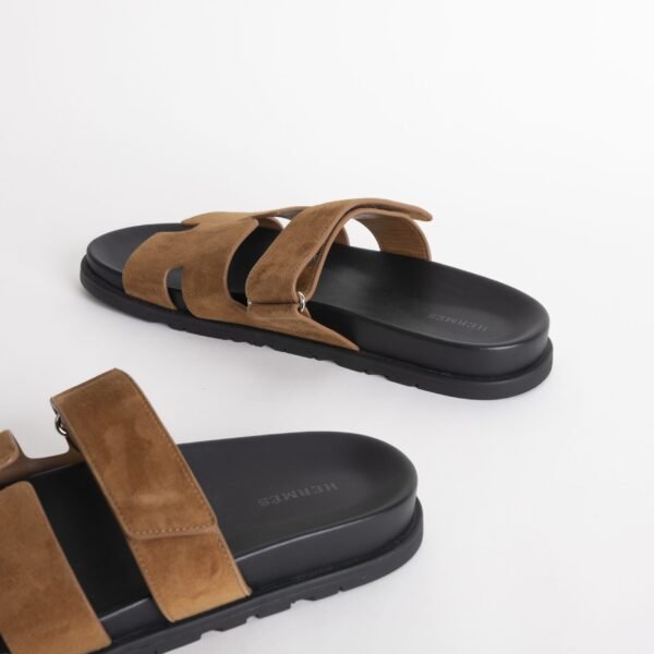 Australia Sydney Hermes 37 Gold Suede Leather Chypre Sandals Size 34-44