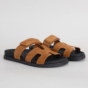 wsxc1749573615870_2 Hermes Shoes Price Suede Leather Chypre Sandals 1H Toffee Size34-42