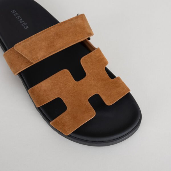 Hermes Shoes Price Suede Leather Chypre Sandals 1H Toffee Size34-42