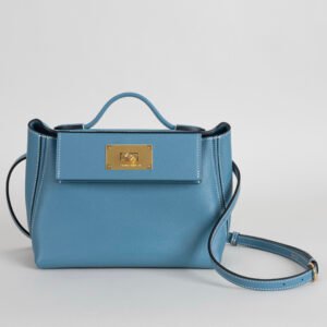 wsxc1749825460796_0 UAE Dubai Hermes CC75 Blue Jean Evercolor/ Swift Leather Mini Kelly 2424 Silver Hardware