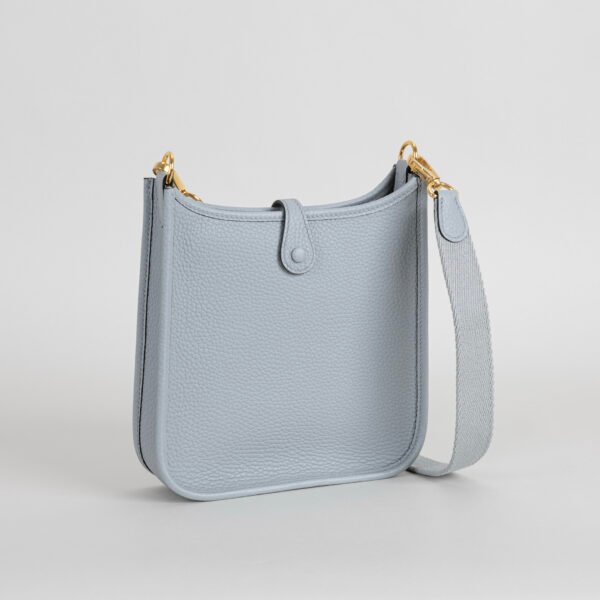 wsxc1750692910153_1 UK London Hermes Mini Evelyne 18CM Clemence Leather 8U Blue Glacier Gold Hardware