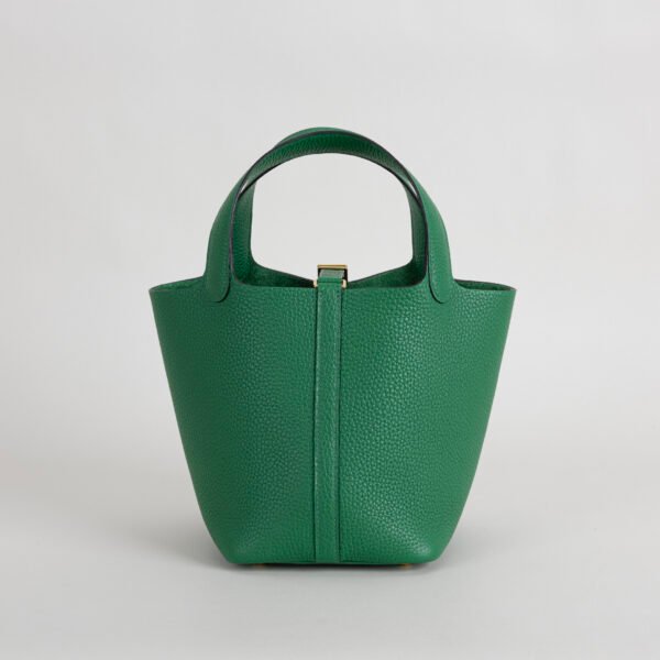 wsxc1754060431509_1 UK London Picotin Lock 18CM Clemence Leather U4 Vert Vertigo Gold Hardware