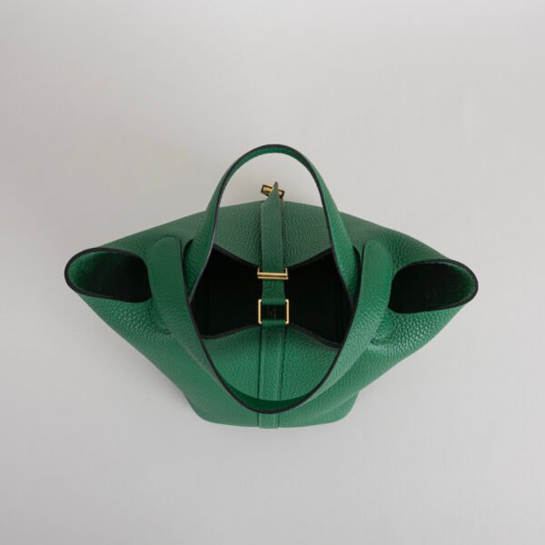 wsxc1754060431509_4 UK London Picotin Lock 18CM Clemence Leather U4 Vert Vertigo Gold Hardware